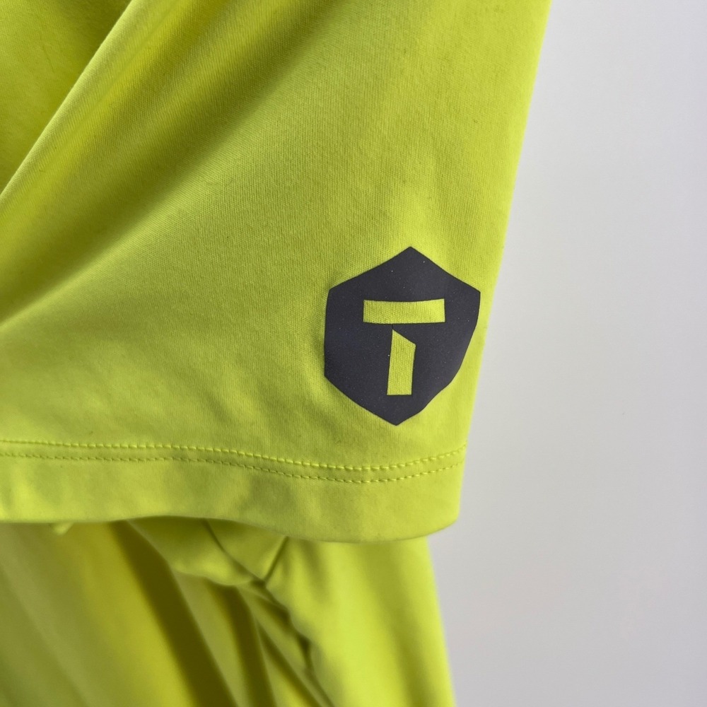 TRUEWERK B1 SUN TEE Men's Neon Yellow Performance Short Sleeve Work T-Shirt M - Picture 4 of 9